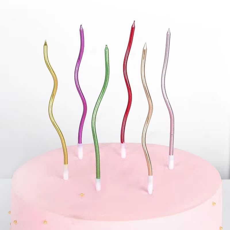 โค้ด เทียนวันเกิด เทียนวันเกิดแบบเกลียว แฮปปี้เบิ๊ดเดย์ เทียน HAPPY BIRTHDAY เทียนปักเค้ก เทียนเป่าเค้ก รูปที่ 3
