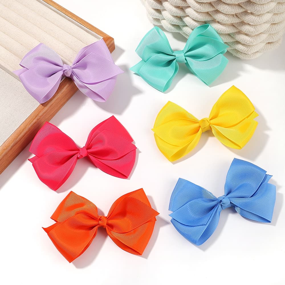 กิ๊บติดผม แฮนด์เมด ขนาด 4.5 นิ้ว สีแคนดี้ สําหรับเด็กผู้หญิง จํานวน 1 ชิ้น รูปที่ 8
