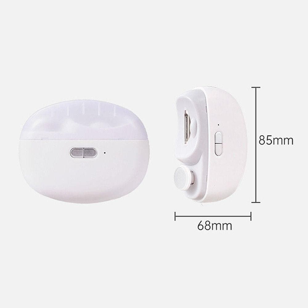 MILD Trimmer 2 in 1 กรรไกรตัดเล็บไฟฟ้าแบบชาร์จไฟได้ ดูแลเล็บมัลติฟังก์ชั่น Anti-splash เครื่องขัดเล็บไฟฟ้าผู้ชายผู้หญิง รูปที่ 2