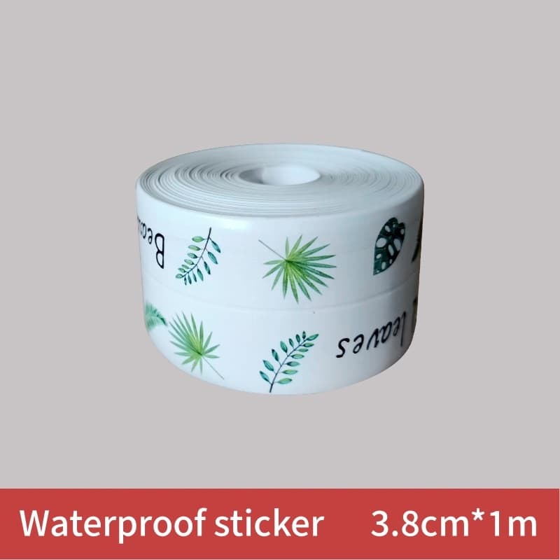 เทปสติกเกอร์ PVC กันน้ํา มีกาวในตัว สีขาว สําหรับติดอ่างล้างจาน ห้องน้ํา ห้องครัว รูปที่ 8