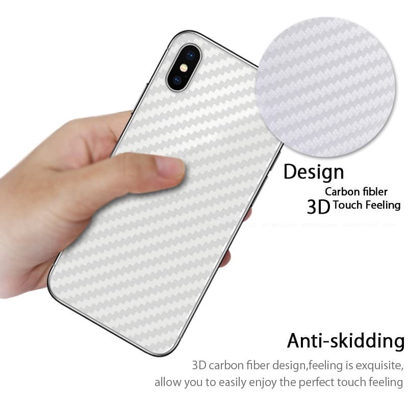 ฟิล์มกันรอยหลัง ฟิล์มหลังสีใส for Iphone 11 13 17 Air 12 14 15 16 Pro XS Max XR X 7 8 6S Plus ฟิล์มสำรองไฟเบอร์ Film รูปที่ 9