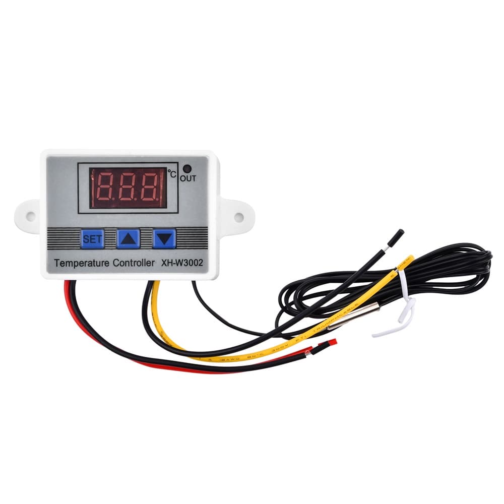 XH-W3002 AC 110-220V อุปกรณ์เทอร์โมมิเตอร์ดิจิตอลสําหรับควบคุมอุณหภูมิมีไฟ Temperature Controller รูปที่ 7