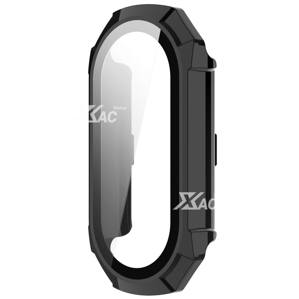 แก้ว + เคสสําหรับ Xiaomi Mi Band 10/9/8 Accessoroy PC All-around กันชนฝาครอบป้องกันสําหรับ Xiaomi Band 8 7 6 5 4 อุปกรณ์เสริม รูปที่ 7