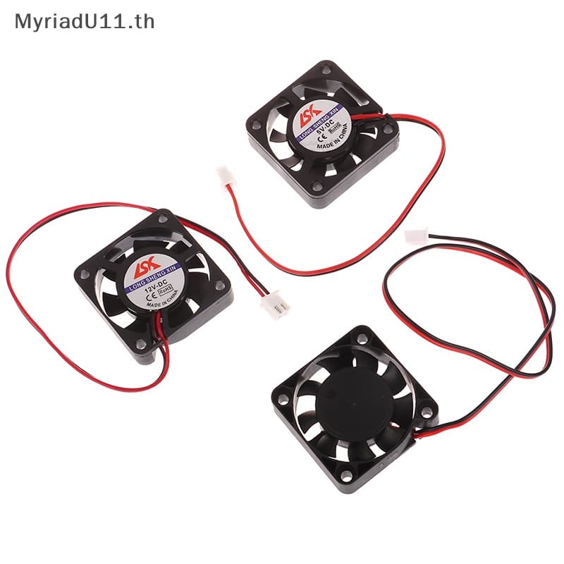 MyriadU 1PC 4010 5V 12V 24V 4CM CPU กราฟิกคอมพิวเตอร์โน้ตบุ๊คแล็ปท็อปพัดลมปิดเสียง รูปที่ 2