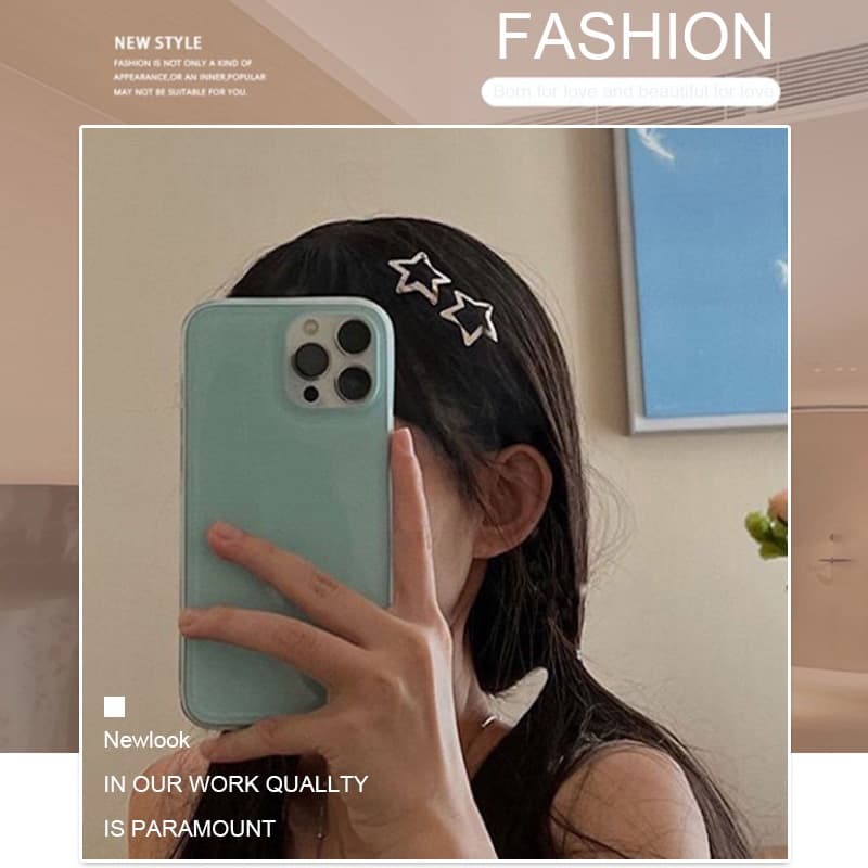 1บาท -กิ๊บติดผมหน้าม้า,โลหะ,รูปดาวห้าแฉก,น่ารัก,สําหรับเด็กผู้หญิงCODเก็บเงินปลายทาง รูปที่ 5