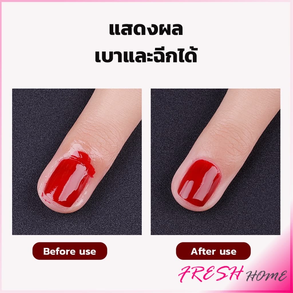 กาวทาขอบเล็บกันเลอะ สำหรับทาขอบเล็บกันสีทาเล็บเลอะ สีชมพู กับ สีขาว Nail Polish รูปที่ 4