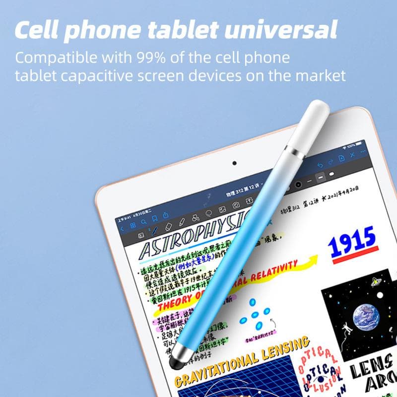 Ankndo ปากกาสไตลัส 2 In1 ไล่โทนสี สําหรับแท็บเล็ต Android Samsung Xiaomi รูปที่ 9