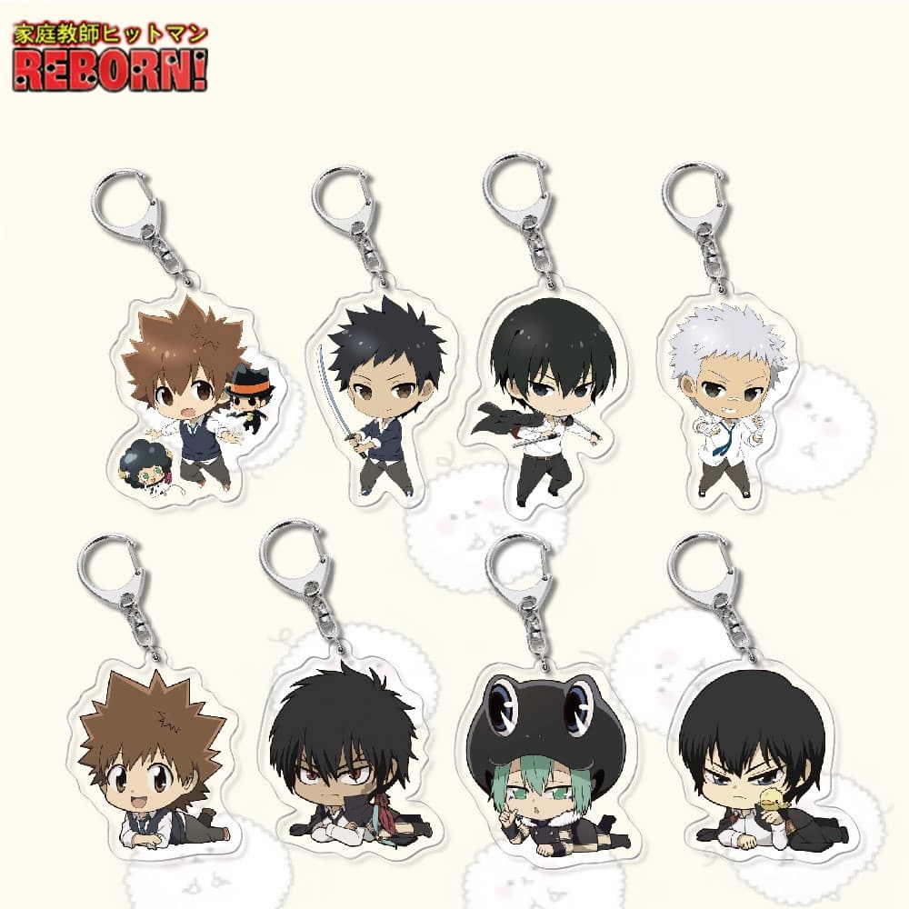 Hitman Reborn! พวงกุญแจอะคริลิค จี้การ์ตูนอนิเมะ อุปกรณ์เสริม รูปที่ 1
