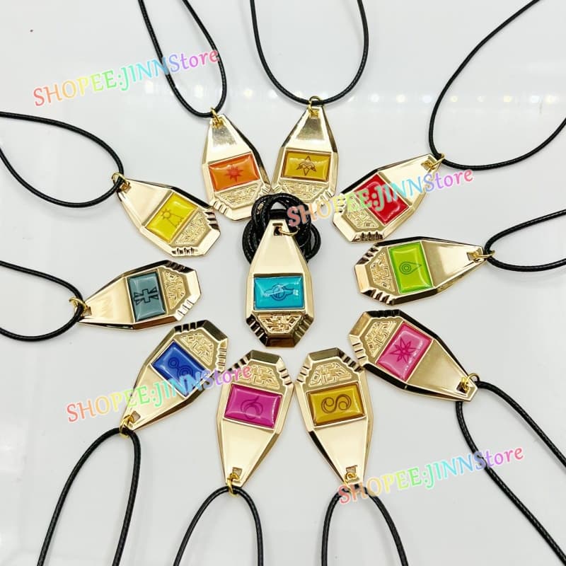 - Jn - Digimon Adventure Tag & Crest สร้อยคอ จี้รูปมอนสเตอร์ดิจิทัล ของขวัญ สําหรับสะสม รูปที่ 2