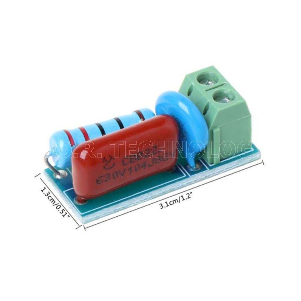 AH177 โมดูลดูดซับกระแสกระชาก ป้องกันหน้าสัมผัสรีเลย์เสียหาย Relay Contact Protection Module RC Absorption Snu... รูปที่ 3