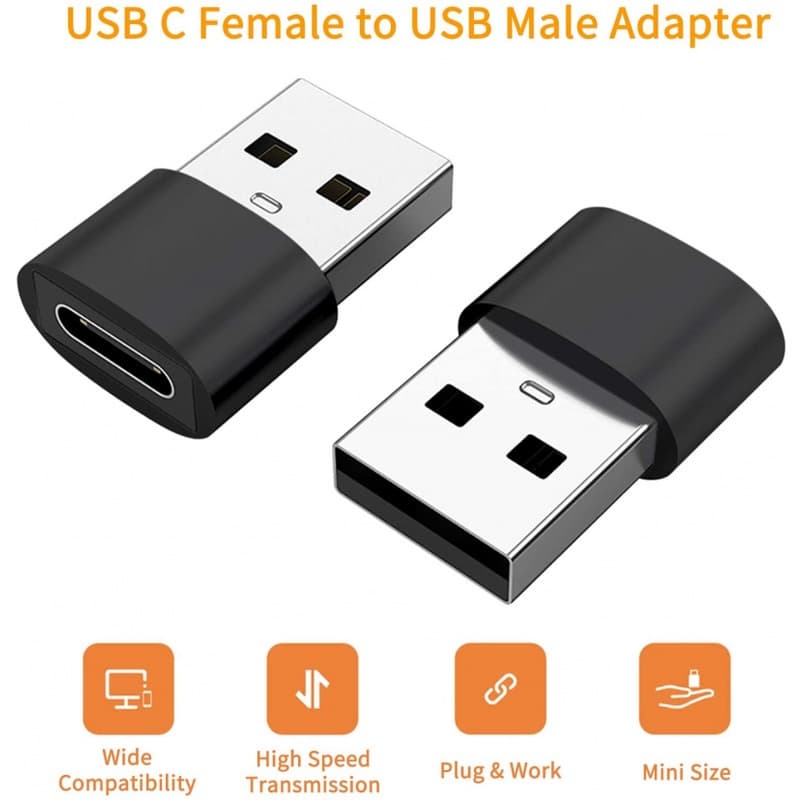 GOOJODOQ อะแดปเตอร์ชาร์จOTG Type-c 3.0 สำหรับ Iphone MacBook Phone หัวเชื่อมต่อ / หลากสี รูปที่ 4