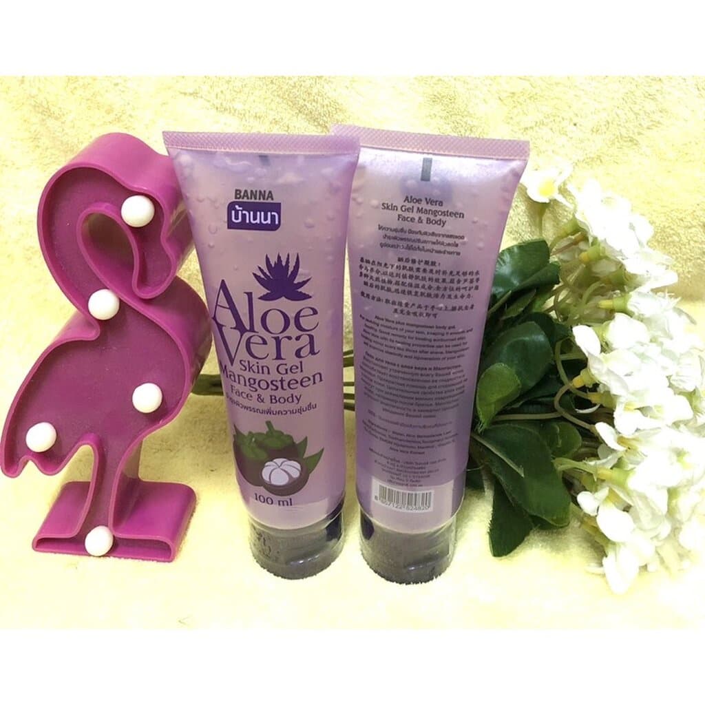 Banna Aloe Vera Gel 100 ml เจลว่านหางจระเข้ 6 สูตร 1 หลอด รูปที่ 5