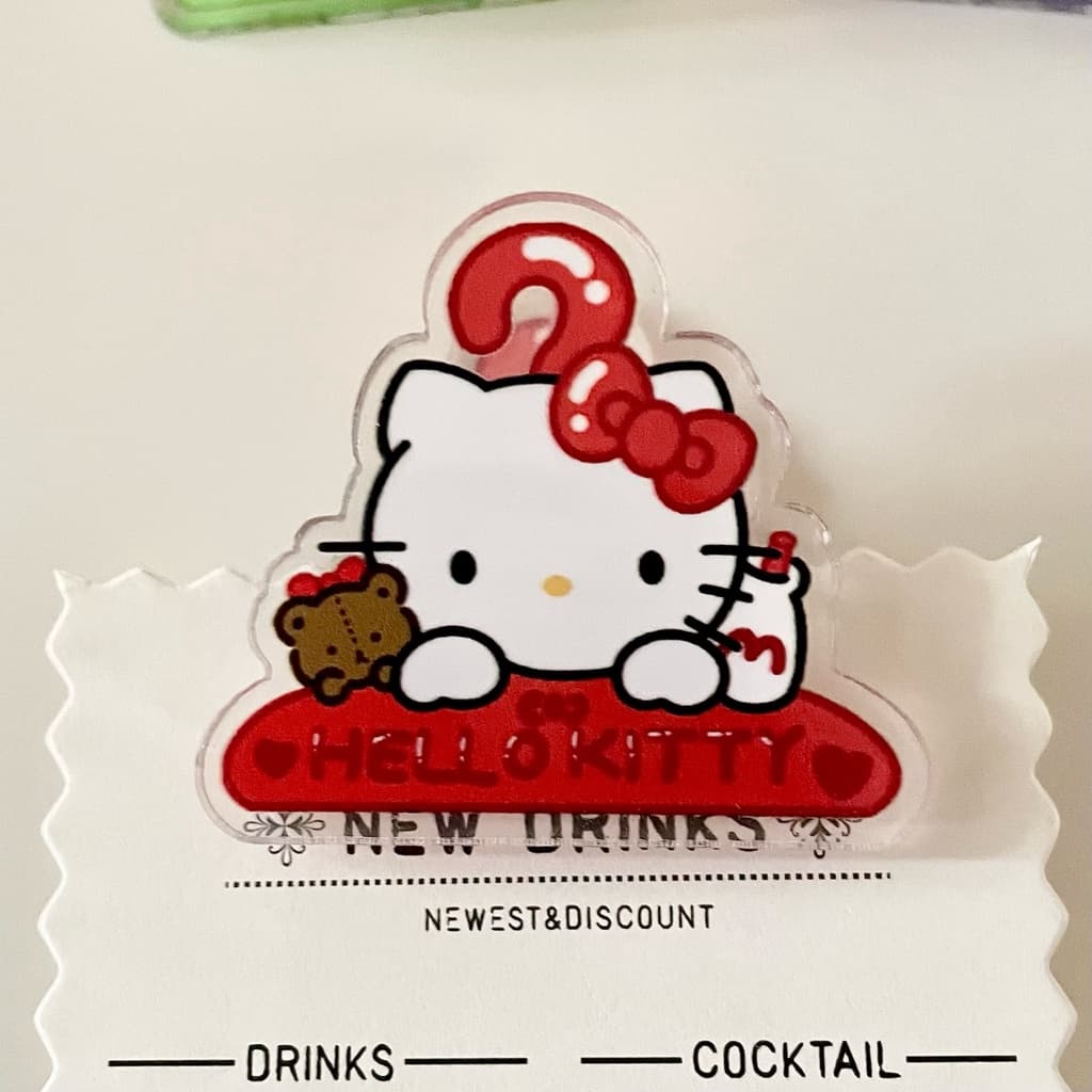 คลิปหนีบโพสท์อิท แบบสองด้าน ลาย Sanrio น่ารัก ของขวัญ 1 ชิ้น รูปที่ 8
