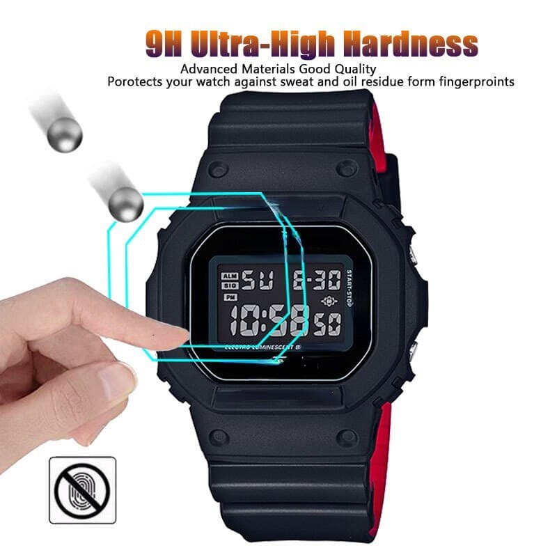 Yifilm ฟิล์มกระจกนิรภัยกันรอยหน้าจอ gshock*1 ชิ้น (DW-5600,GBD-200,GWX-5600,GMW-B5000,GW-B5600,GW-5000,GBX-100) 9H รูปที่ 5