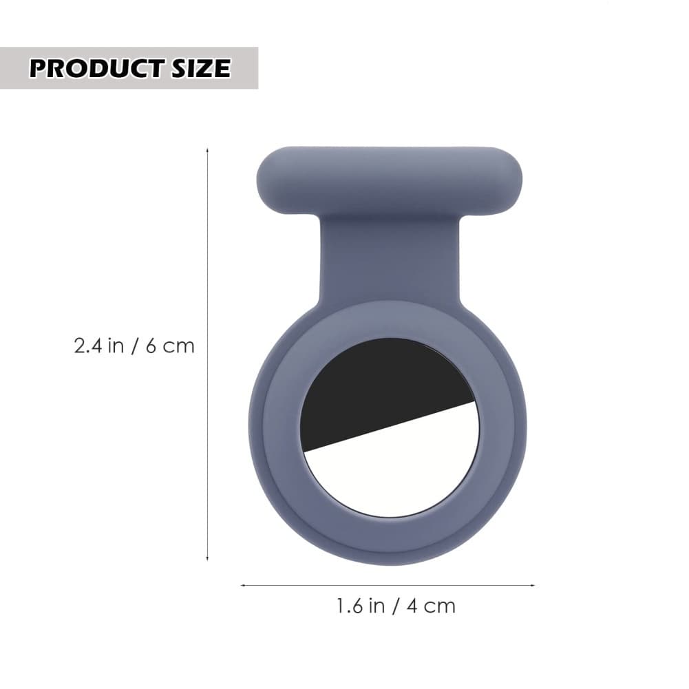 Airtag Tracker Pin กรณีป้องกันสําหรับ Airtags ซิลิโคน Shield Coverfor Boy Sleeve Protector เสื้อผ้าสําหรับผู้สูงอายุสุนัข Tracker Accessorie สําหรับ Air กรณีแท็ก Believes รูปที่ 2