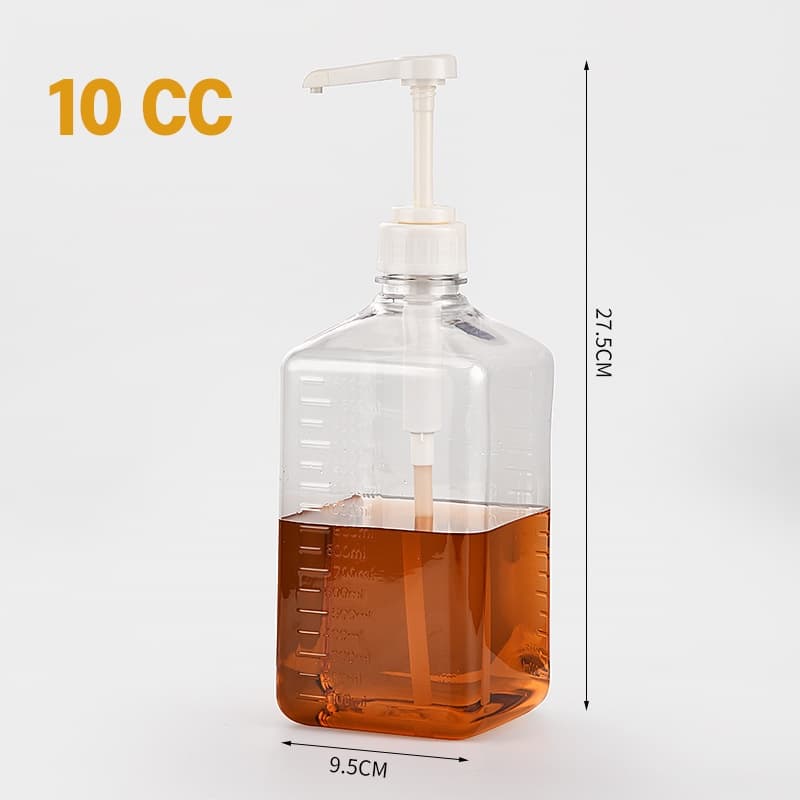 ขวดใส่น้ำเชื่อม 1600 ml ขวดปั๊มไซรัป ขวดพลาสติกปั้มน้ำเชื่อม ขวปั้มน้ำเชื่อม ความจุสูง รูปที่ 9