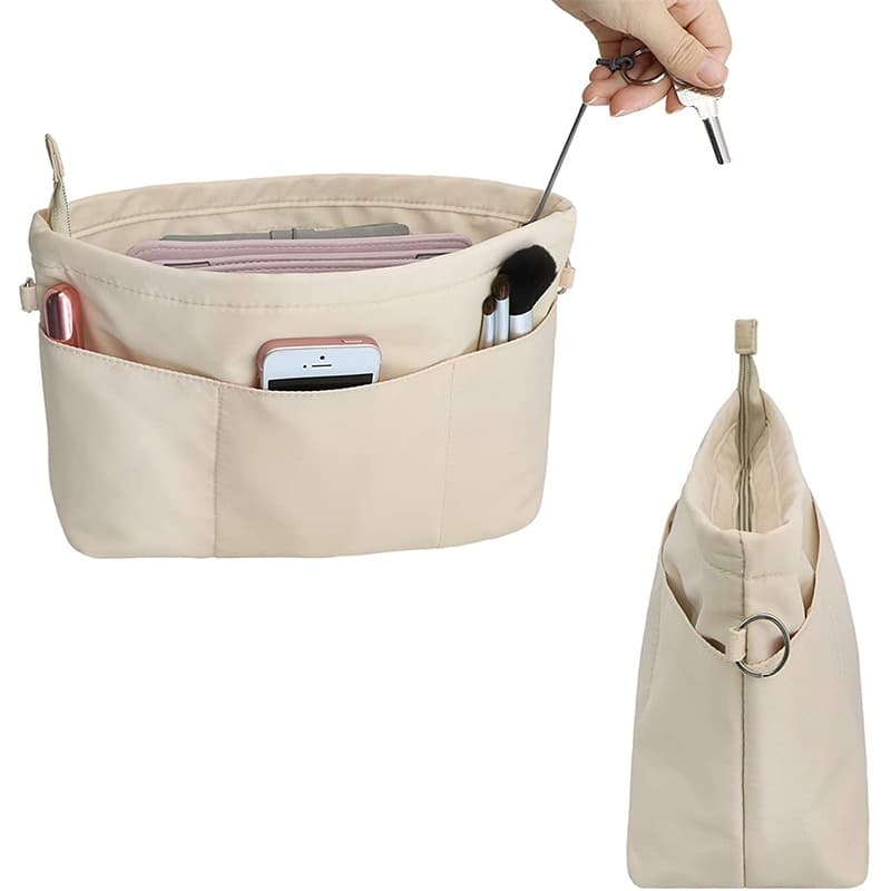 LONGCHAMP กระเป๋าไนลอนออแกไนเซอร์ใส่กระเป๋าถือหรูหรา ซิปกระเป๋าด้านใน 13 ช่อง รูปที่ 5