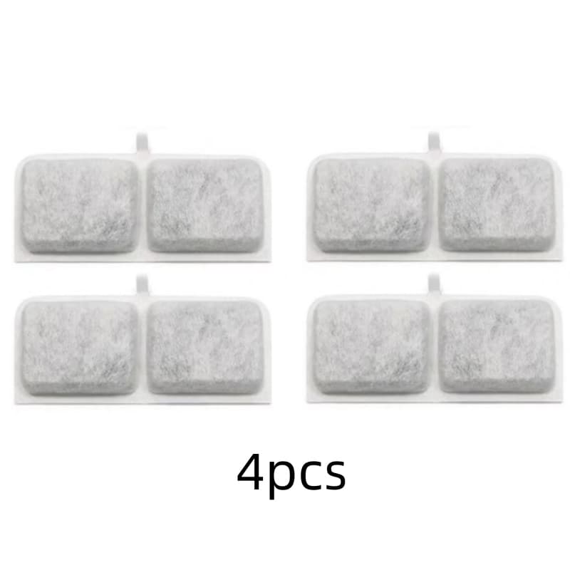 4/8pcs ไส้กรองน้ําพุแมว กรองน้ำพุแมว แผ่นกรองน้ําพุแมว ตัวกรองน้ำพุแมว ฟิลเตอร์น้ำพุแมว 115*45*6mm รูปที่ 4