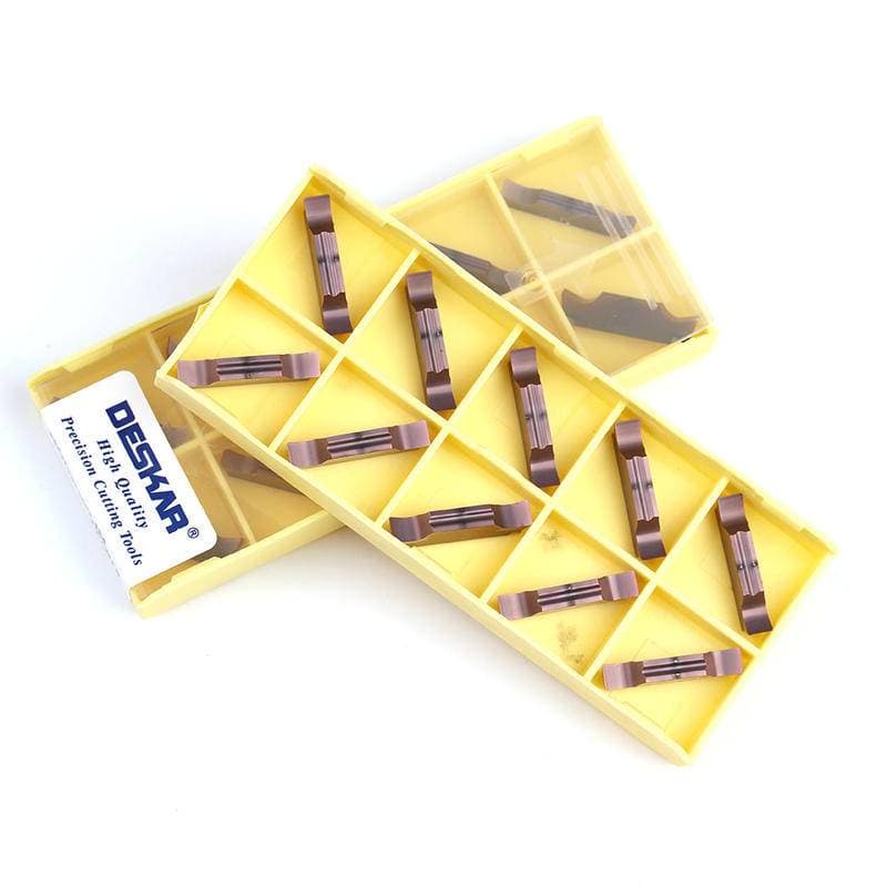 เม็ดมีดกลึงคาร์ไบด์ CNC คุณภาพสูง LF6018 สําหรับสเตนเลส 10 ชิ้น รูปที่ 3