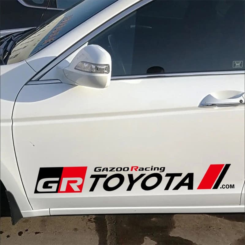 สติกเกอร์ กันน้ํา ป้องกันรอยขีดข่วน สําหรับตกแต่งประตูรถยนต์ Toyota GR Prius Fortuner Corolla Cross CHR Camry Wish Vios Veloz Estima Sienta Yaris Ativ Altis Sienta bZ4X Hiace Hilux Revo รูปที่ 5