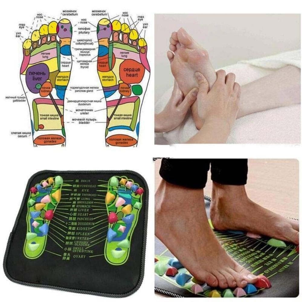 Seyawson แผ่นนวดบําบัด Acupoint Mat ขาผ่อนคลายนวดเท้า รูปที่ 8