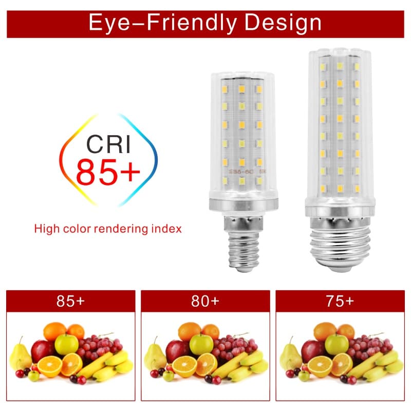 Got Liang หลอดไฟ LED 5W 7W E27 E14 60 80LEDs SMD2835 220V-240V สําหรับตกแต่งบ้าน รูปที่ 4