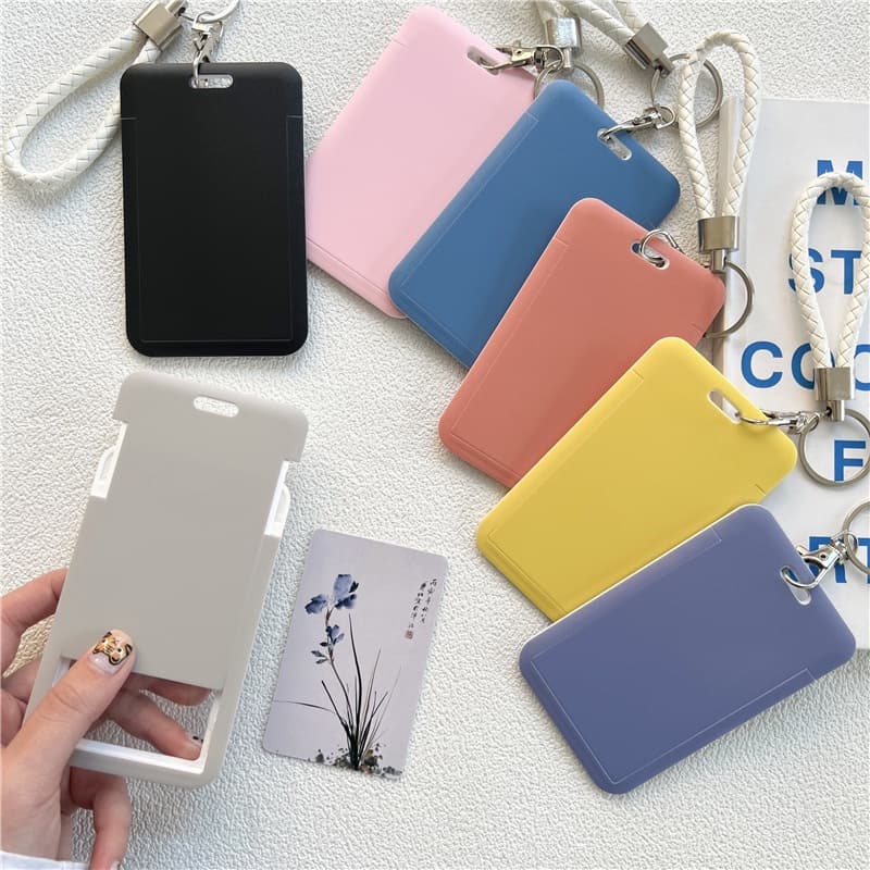 ปลอกพลาสติก แบบสไลด์ สําหรับใส่นามบัตร Lanyards & Name Tags 7x11 ซม รูปที่ 1