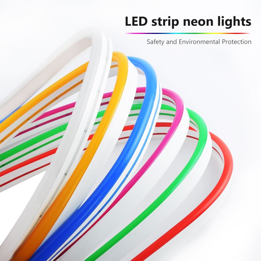 30 ซม.60 ซม.100 ซม.รถจักรยานยนต ์ รถ LED Head Light Strip Daytime Running โคมไฟแถบยืดหยุ ่ น Soft เทป DRL 12V ตกแต ่ งยืดหยุ ่ น รูปที่ 6