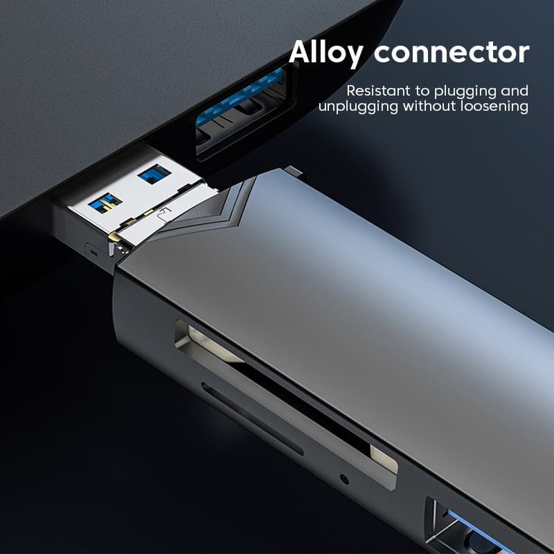 Moov CR01 6 in 1 Card Reader Type C / USB 3.0 / Micro OTG เครื่องอ่านการ์ด SD card แฟลชไดรฟ์ รูปที่ 6