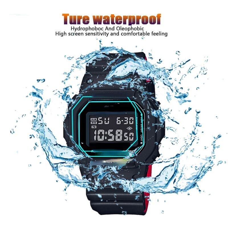 Yifilm ฟิล์มกระจกนิรภัยกันรอยหน้าจอ gshock*1 ชิ้น (DW-5600,GBD-200,GWX-5600,GMW-B5000,GW-B5600,GW-5000,GBX-100) 9H รูปที่ 6