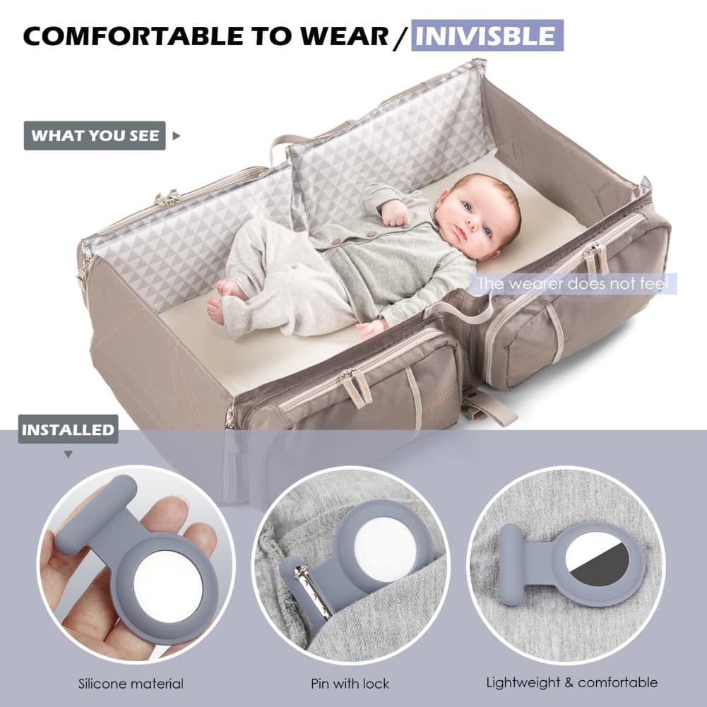 Airtag Tracker Pin กรณีป้องกันสําหรับ Airtags ซิลิโคน Shield Coverfor Boy Sleeve Protector เสื้อผ้าสําหรับผู้สูงอายุสุนัข Tracker Accessorie สําหรับ Air กรณีแท็ก Believes รูปที่ 9