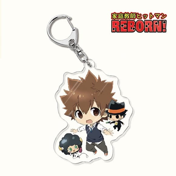 Hitman Reborn! พวงกุญแจอะคริลิค จี้การ์ตูนอนิเมะ อุปกรณ์เสริม รูปที่ 3
