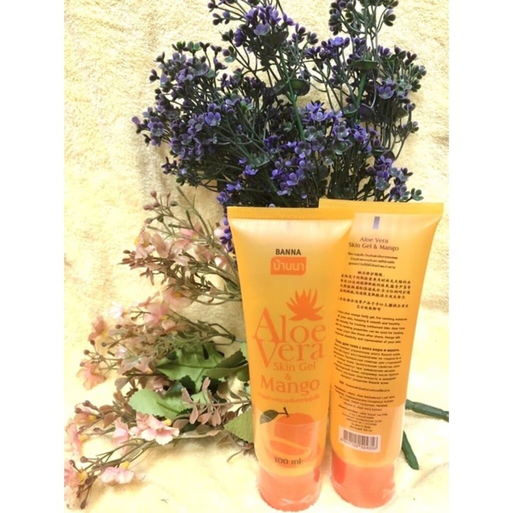 Banna Aloe Vera Gel 100 ml เจลว่านหางจระเข้ 6 สูตร 1 หลอด รูปที่ 6