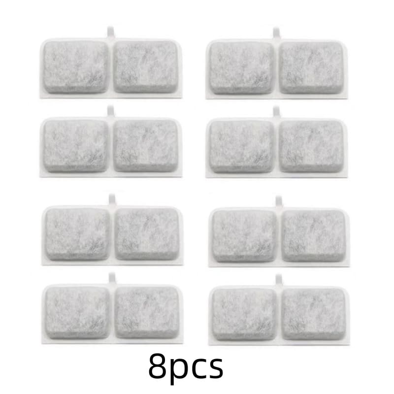 4/8pcs ไส้กรองน้ําพุแมว กรองน้ำพุแมว แผ่นกรองน้ําพุแมว ตัวกรองน้ำพุแมว ฟิลเตอร์น้ำพุแมว 115*45*6mm รูปที่ 5