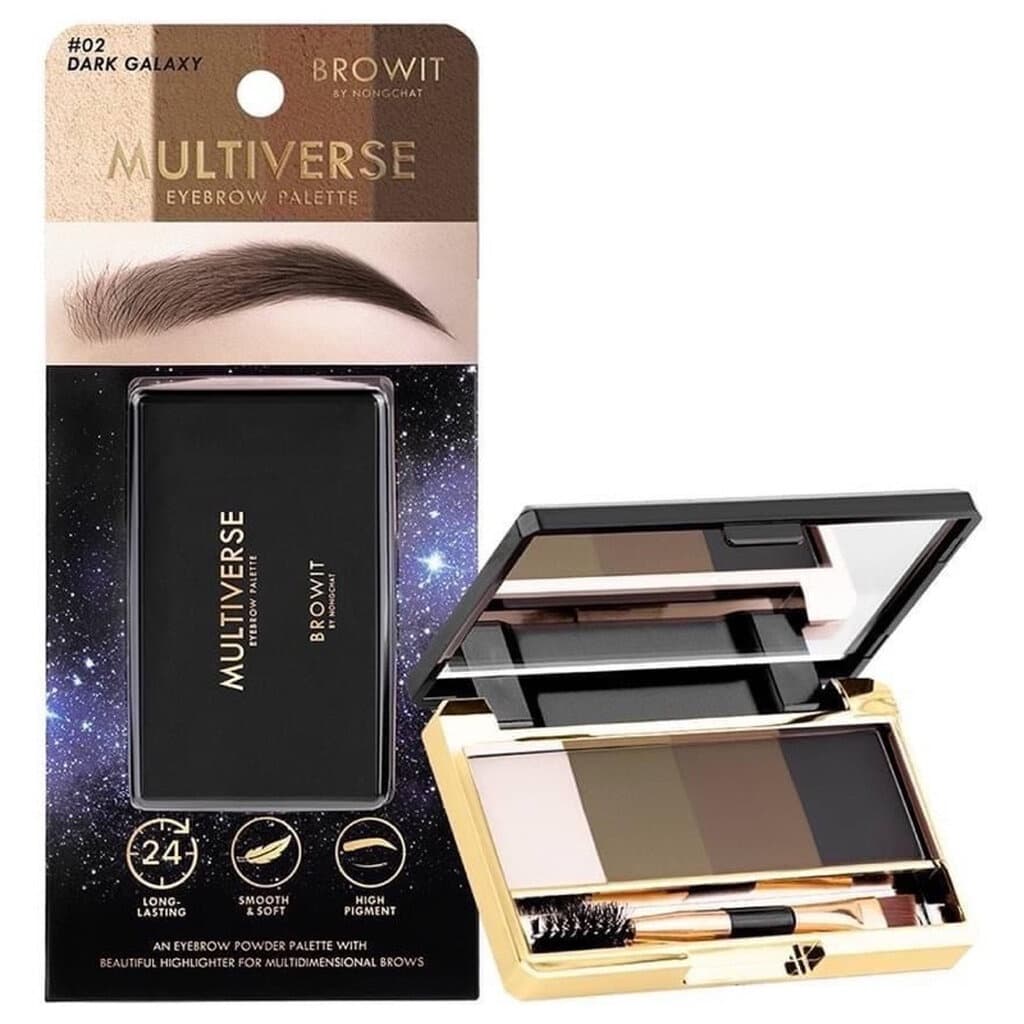 บราวอิท พาเลทเขียนคิ้วชนิดฝุ่น 4 สี Browit Multiverse Eyebrow Palatte รูปที่ 4