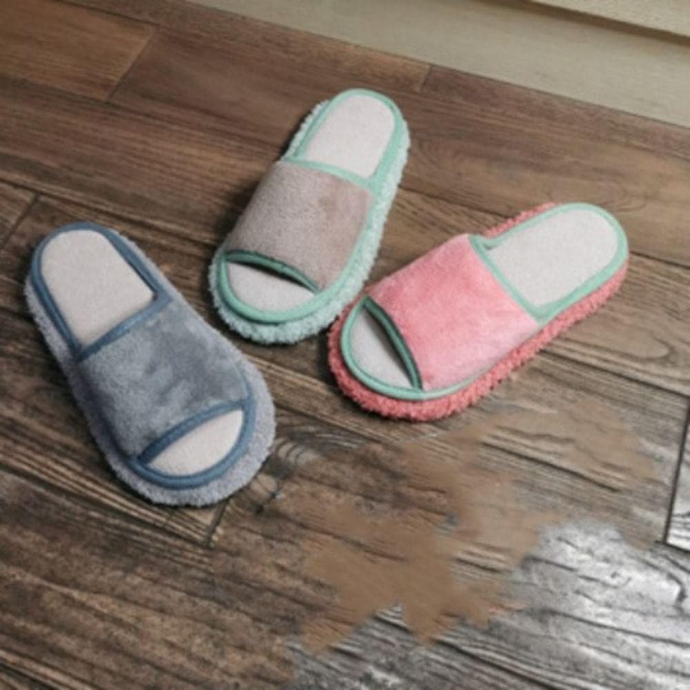 POLI Microfibre Mop Slipper: รองเท้าแตะสำหรับทำความสะอาดและกำจัดฝุ่นอย่างง่าย รูปที่ 8