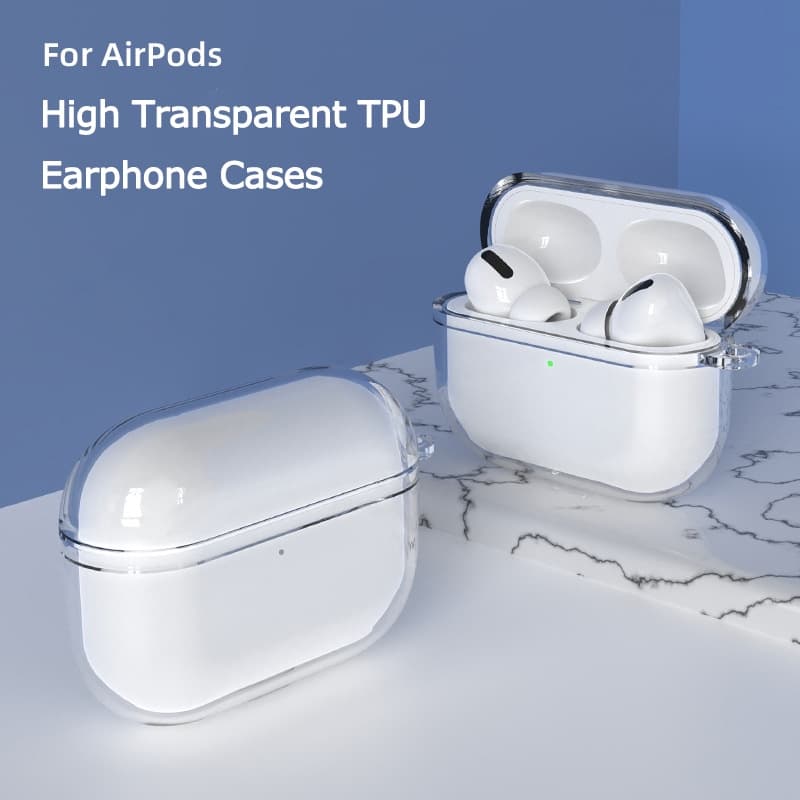 ⭐⭐เคสใสTPU แอร์พอต For Airpods 1/2/3 Airpods 4 / pro / pro 2 gen1/gen2/gen3/4 ป้องกันการกระแทก แบบนิ่มอยู่ทรง TPU Case รูปที่ 3