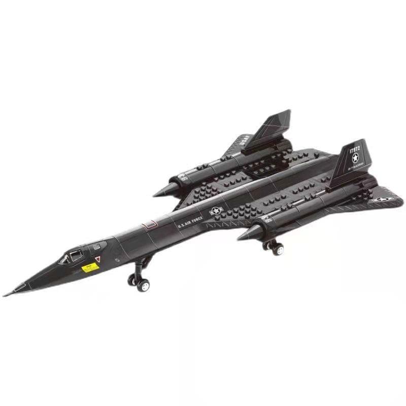 City Police SWAT SR-71 บล็อคตัวต่อโมเดลเครื่องบินรบ รูปนกแบล็คเบิร์ด ของเล่นสําหรับเด็ก 6 ปีขึ้นไป รูปที่ 2