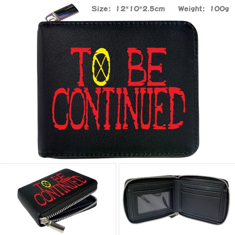One Piece Luffy Fanily Black Simple Casual Student Short Wallet Boy Girl Cartoon ID Coin Purse รูปที่ 7