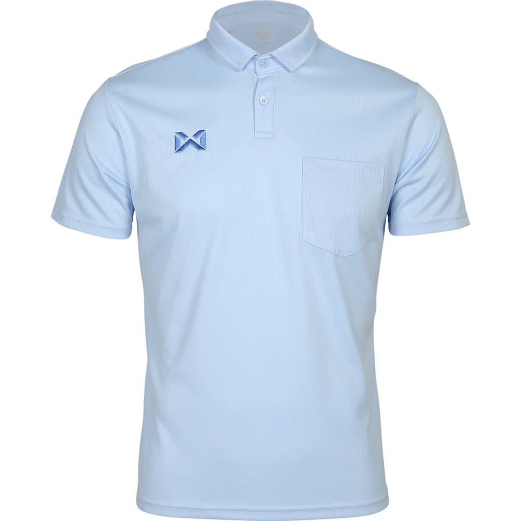WARRIX รุ่น PIQUE PLUS มีกระเป๋าอกเสื้อ เสื้อโปโลวอริกซ์สีล้วน รูปที่ 4