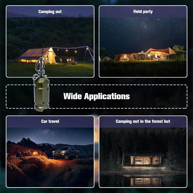 Permeter Trip Wire Alarm อุปกรณ์ 12 Gauge อะไหล่อุปกรณ์เสริม 22 ตัวเลือก Early Warning Security System สําหรับ Camping Security รูปที่ 2