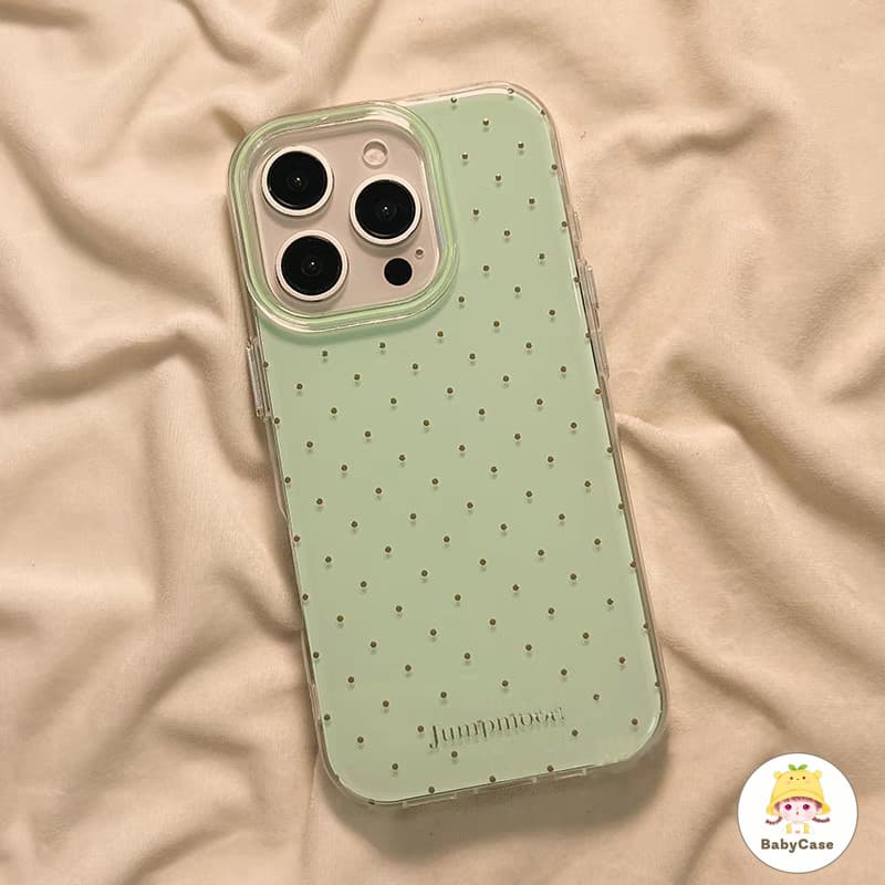 เคสไอโฟน 16 13 สำหรับ iPhone 17 11 15 16 13 14 12 Pro Max 15Plus 16Plus 14Plus ความสดใหม่สีสันสดใสจุดเล็ก ๆ รูปที่ 3