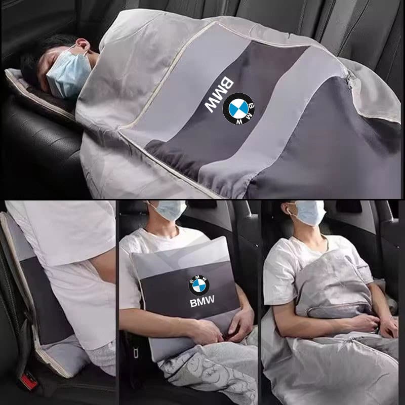 Multifnctional BMW รถผ้าห่มผ้านวมหมอนเอว Pad เครื่องปรับอากาศผ้านวมสําหรับ BMW G20 G30 G01 G02 G05 F48 F25 F15 F20 F30 F10 F45 E60 E90 E84 E85 E39 E46 Power รูปที่ 5