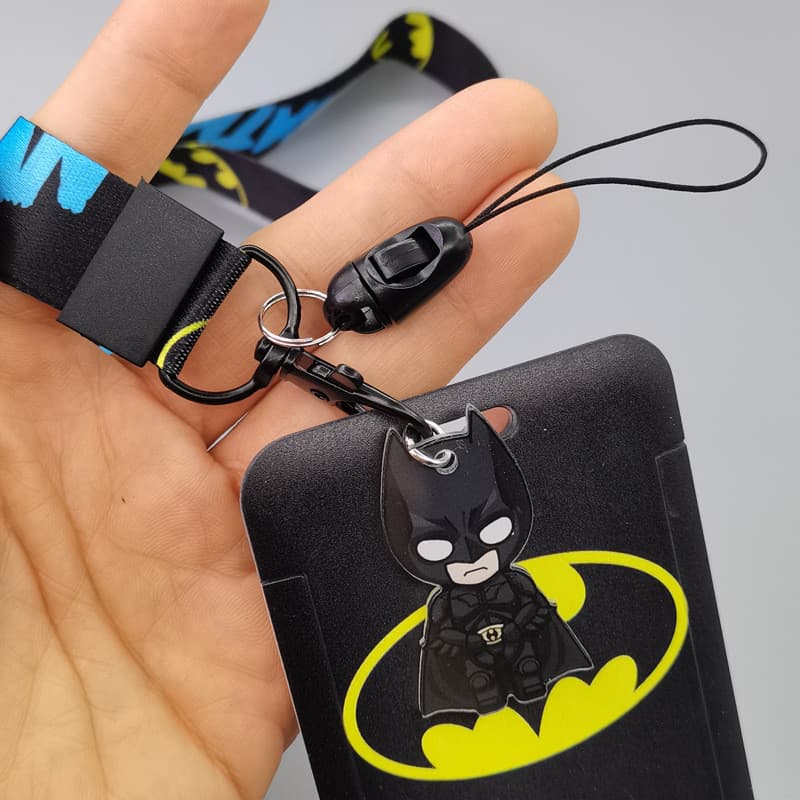 อะนิเมะ GUNDAM Work Card Holder Lanyar กัปตันอเมริกา Batman Superman Lanyard แขวน Drop ของขวัญ รูปที่ 4
