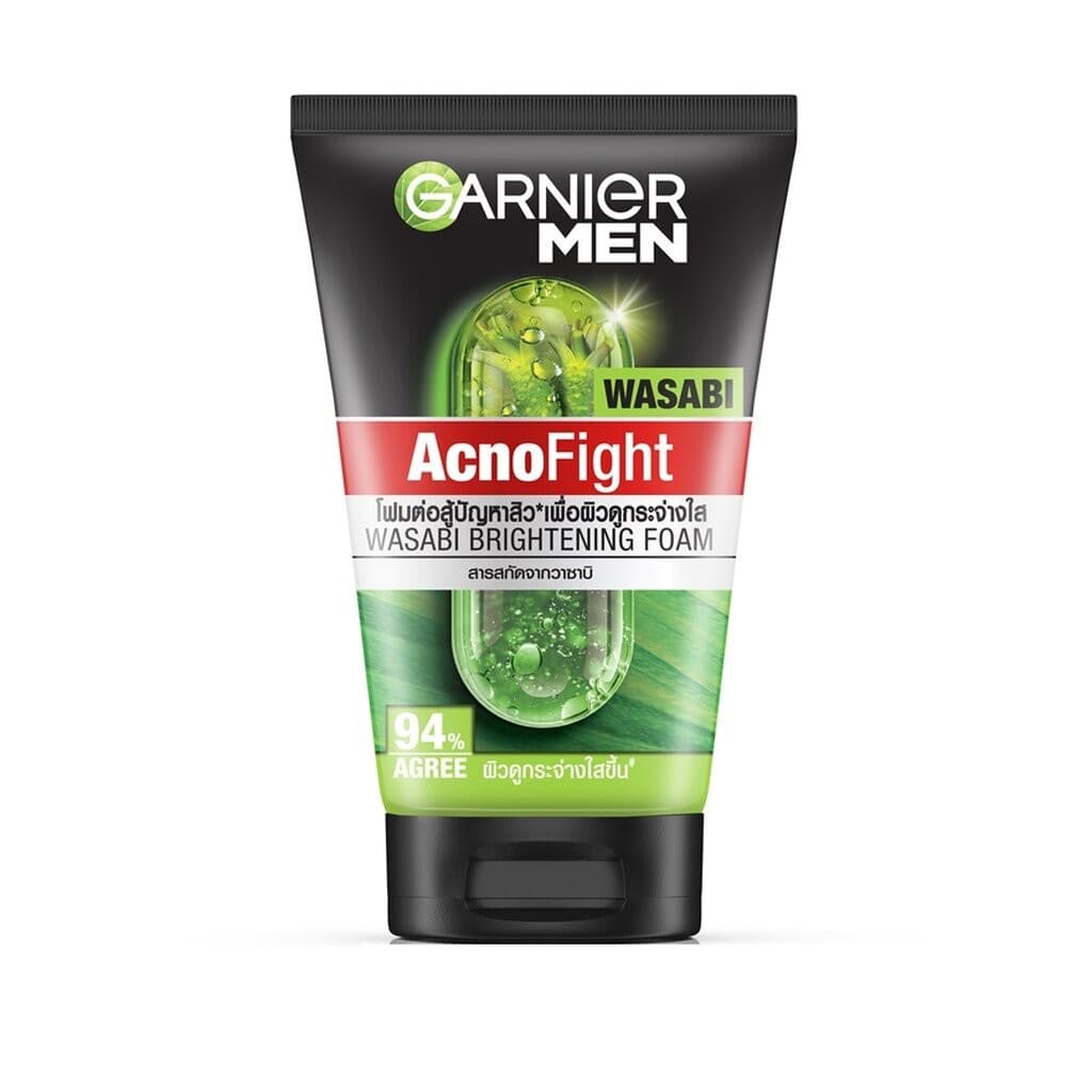 Garnier การ์นิเย่ เมน แอคโนไฟท์ วาซาบิ ไบร์ทเทนนิ่ง โฟม 100 มล. รูปที่ 3