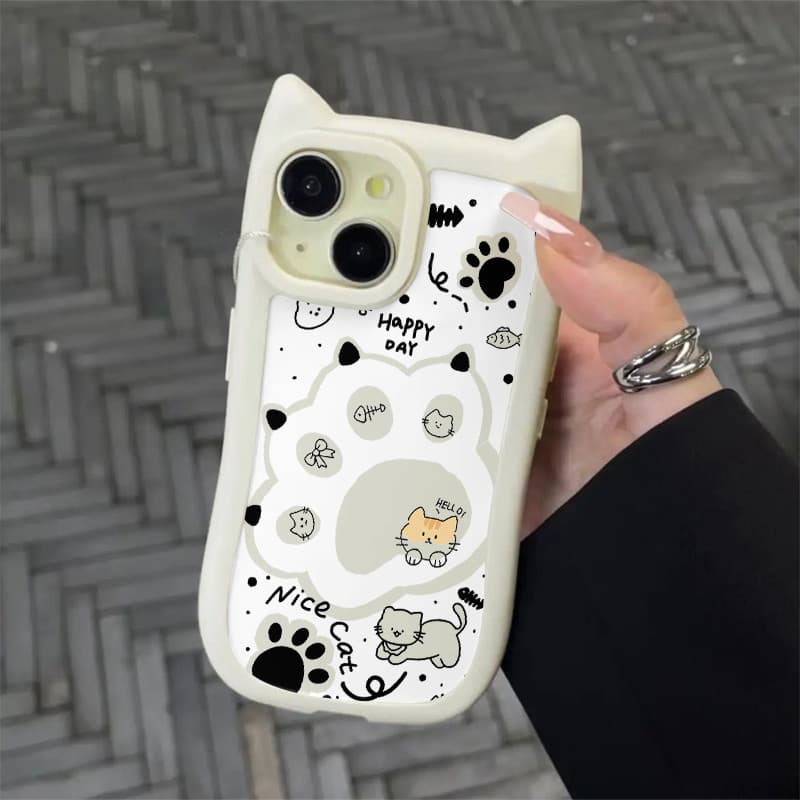 GOOD ส่งจากไทย เคสโทรศัพท์มือถือนิ่ม เคสไอโฟน กันกระแทก สําหรับ iPhone 14 13 12 Promax 11 Promax X/R/SMaxการ์ตูนน่ารัก รูปที่ 4