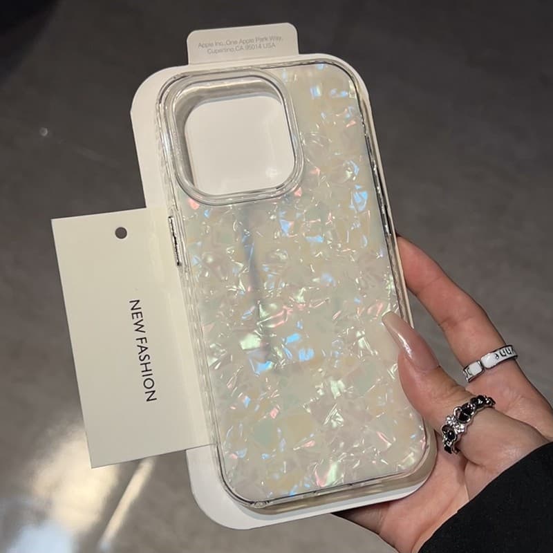 เคสไอโฟน13 For IPHONE 11 12 14 15 16 Pro max 14 15 Plus XR XSMAX 7PLUS เคสโทรศัพท์โฮโลแกรมสะท้อนแสงเลเซอร์ระดับพรีเมี่ยม รูปที่ 6
