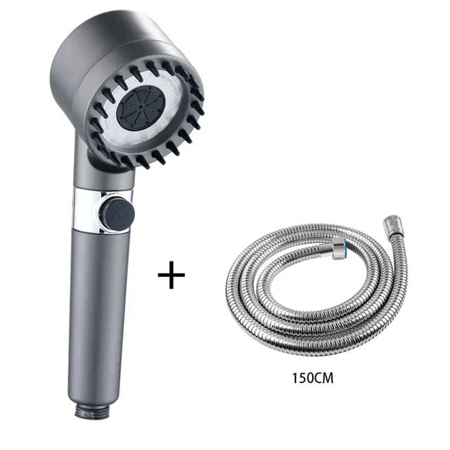 Xiaomi Mijia หัวฝักบัวแรงดันสูงกรอง 3 โหมดปรับประหยัดน้ํา One-key หยุดน้ํานวด Nozzel ห้องน้ํา รูปที่ 9