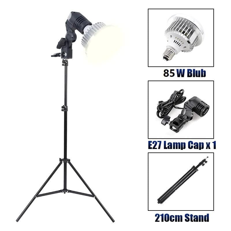 85/300W LED Bulb Softbox Studio light Photography Lighting ไฟสตูดิโอ ไฟไลฟ์สด ไฟถ่ายรูป ไฟต่อเนื่อง รูปที่ 2