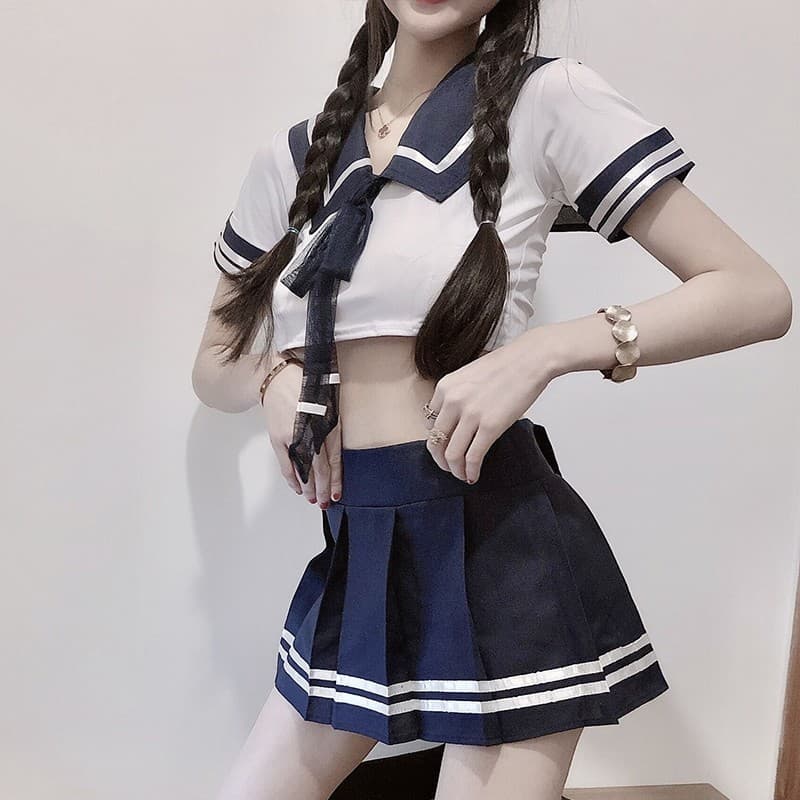 girlJK เซ็กซี่ ชุดนักเรียนญี่ปุ่น บทบาทสมมติ กระโปรง การส่งมอบความลับ จากไทย JK รูปที่ 6